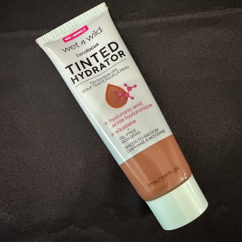 Wet n Wild Bare Focus Tinted Hydrator Skin Veil Deep 1114093 Oil-Free 0.91 fl oz